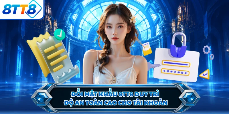 Đổi mật khẩu 8TT8 duy trì độ an toàn cao cho tài khoản