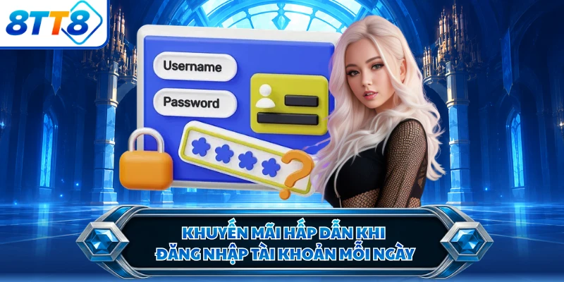 Khuyến mãi hấp dẫn khi đăng nhập tài khoản mỗi ngày