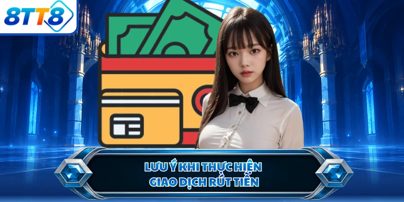 Lưu ý khi thực hiện giao dịch rút tiền
